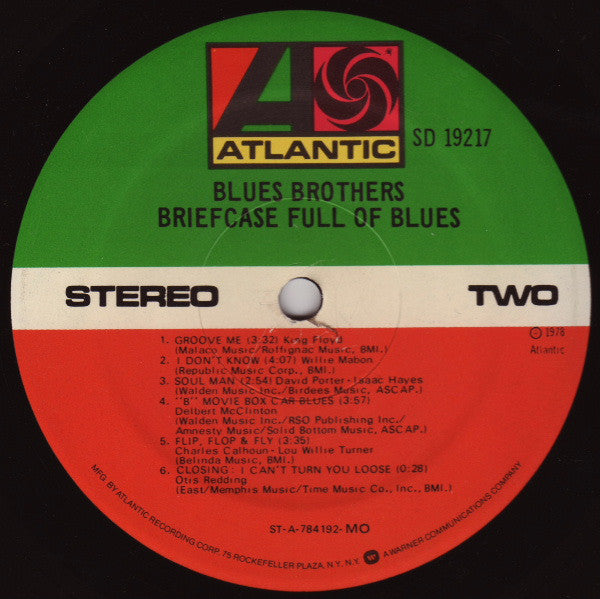 Blues Brothers, The : Briefcase Full Of Blues (LP,Album)