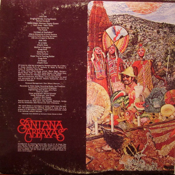 Santana : Abraxas (LP,Album,Stereo)