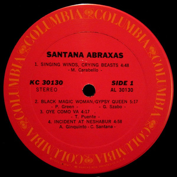 Santana : Abraxas (LP,Album,Stereo)