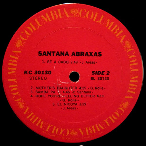 Santana : Abraxas (LP,Album,Stereo)