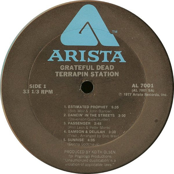 Grateful Dead, The : Terrapin Station (LP,Album)