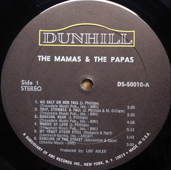 Mamas & The Papas, The : The Mamas & The Papas (LP,Album,Repress,Stereo)