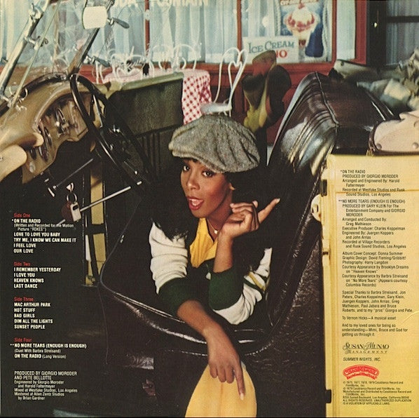 Donna Summer : On The Radio: Greatest Hits Vol. 1 & 2 (LP,Compilation,Partially Mixed)