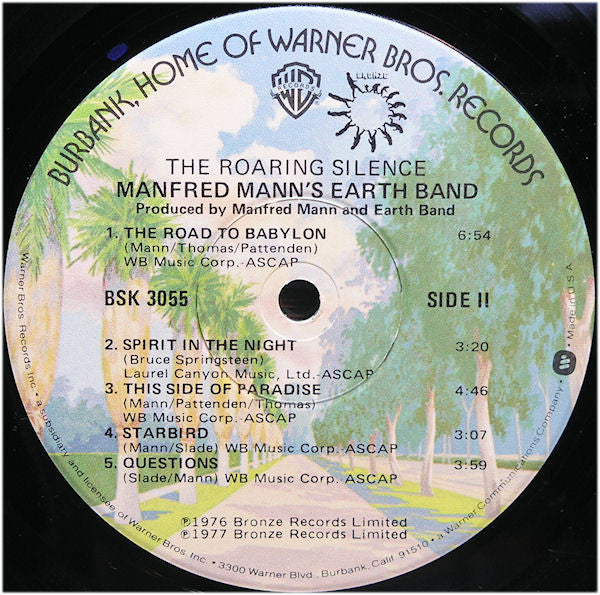 Manfred Mann's Earth Band : The Roaring Silence (LP,Album,Reissue)