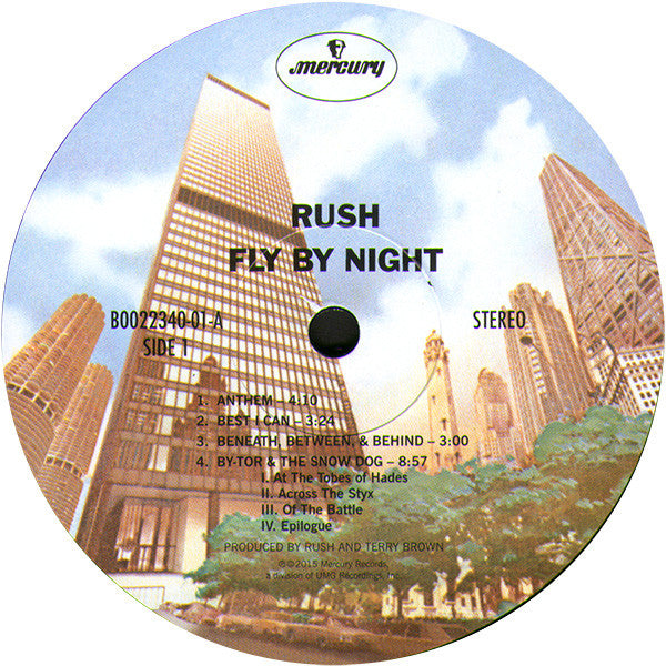 Rush : Fly By Night (LP,Album,Reissue,Remastered)