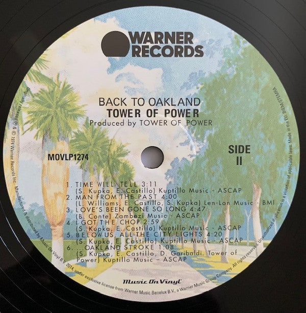 Tower Of Power : Back To Oakland (LP,Album,Reissue)