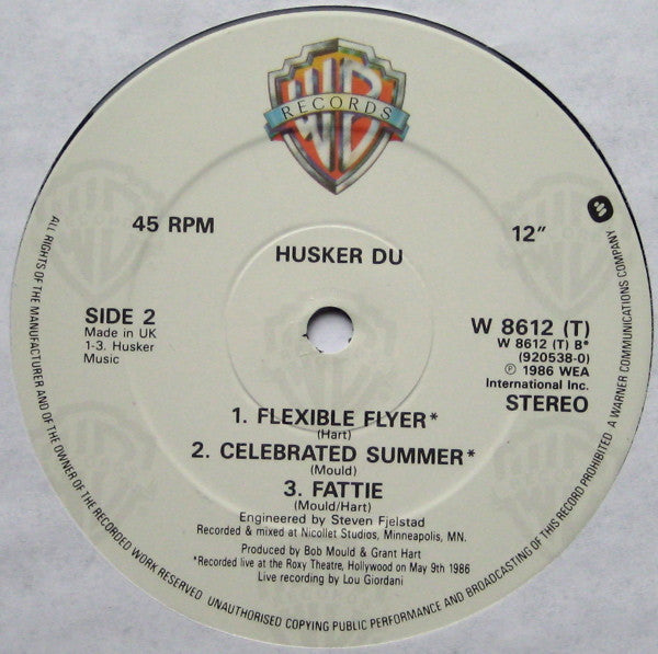 Hüsker Dü : Sorry Somehow (12",45 RPM,EP)