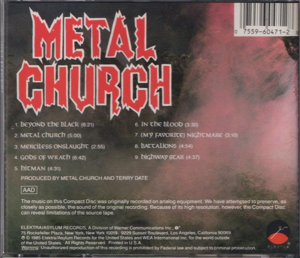 Metal Church : Metal Church (Album)