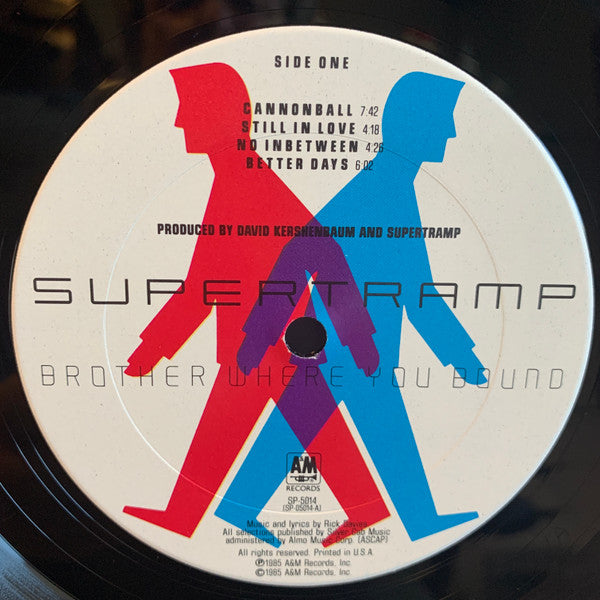 Supertramp : Brother Where You Bound (LP,Album,Club Edition,Stereo)