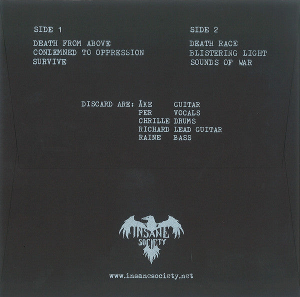 Discard : Death From Above (7",33 ⅓ RPM,EP,Reissue)