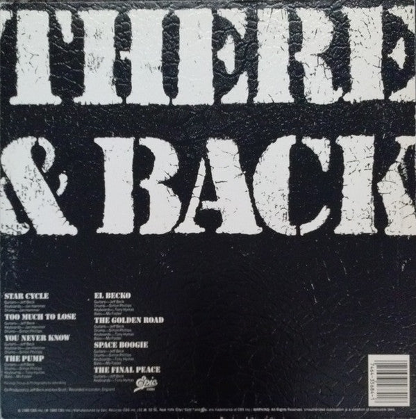 Jeff Beck : There & Back (LP,Album,Stereo)