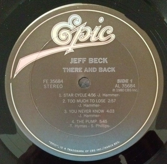Jeff Beck : There & Back (LP,Album,Stereo)