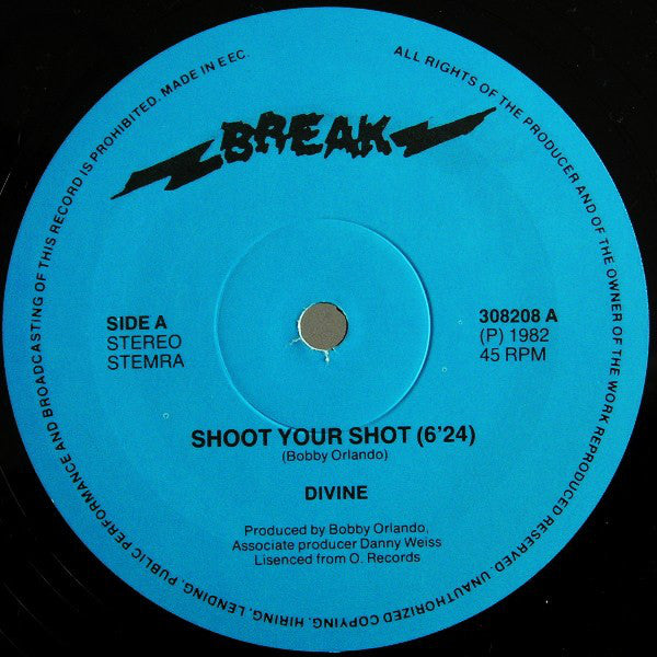 Divine : Shoot Your Shot (12",45 RPM,Stereo)