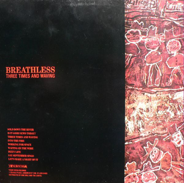 Breathless : Three Times And Waving (LP,Album)