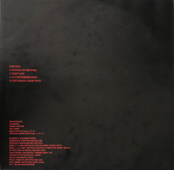 Breathless : Three Times And Waving (LP,Album)