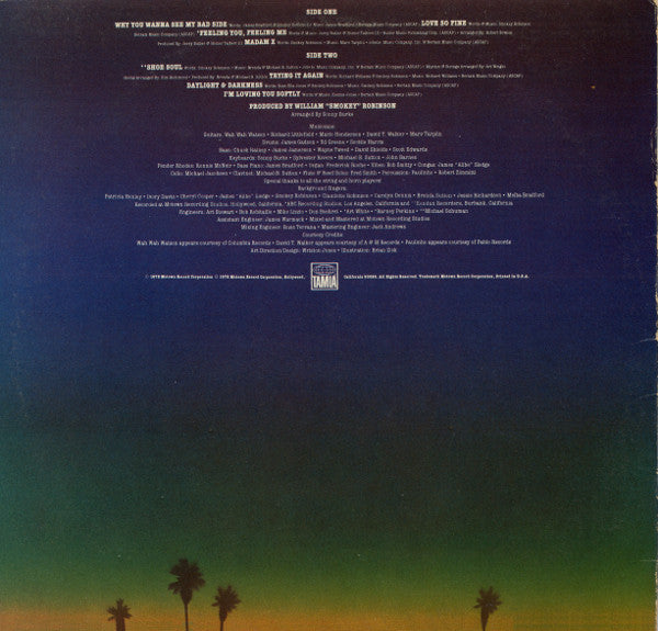 Smokey Robinson : Love Breeze (LP,Album)