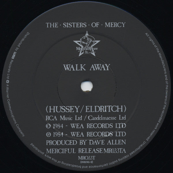 Sisters Of Mercy, The : Walk Away (12",45 RPM,Single)