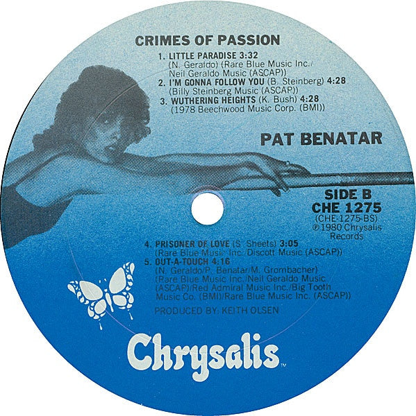 Pat Benatar : Crimes Of Passion (LP,Album)