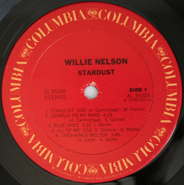 Willie Nelson : Stardust (LP,Album,Stereo)