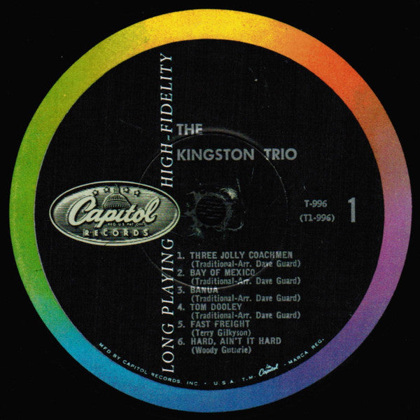 Kingston Trio : The Kingston Trio (LP,Album,Repress,Mono)