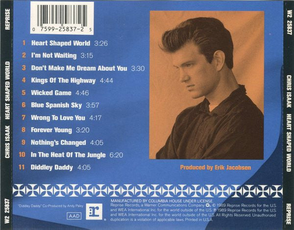 Chris Isaak : Heart Shaped World (Album,Club Edition)