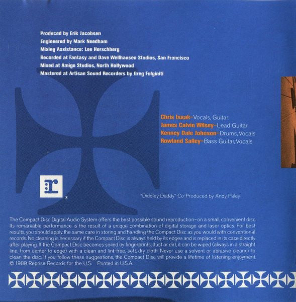 Chris Isaak : Heart Shaped World (Album,Club Edition)