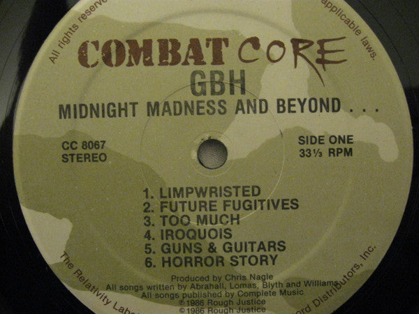 G.B.H. : Midnight Madness And Beyond... (LP,Album)