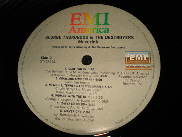 George Thorogood & The Destroyers : Maverick (LP,Album,Club Edition)