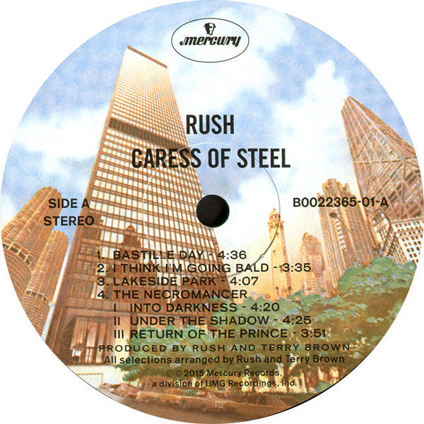 Rush : Caress Of Steel (LP,Album,Reissue,Remastered)