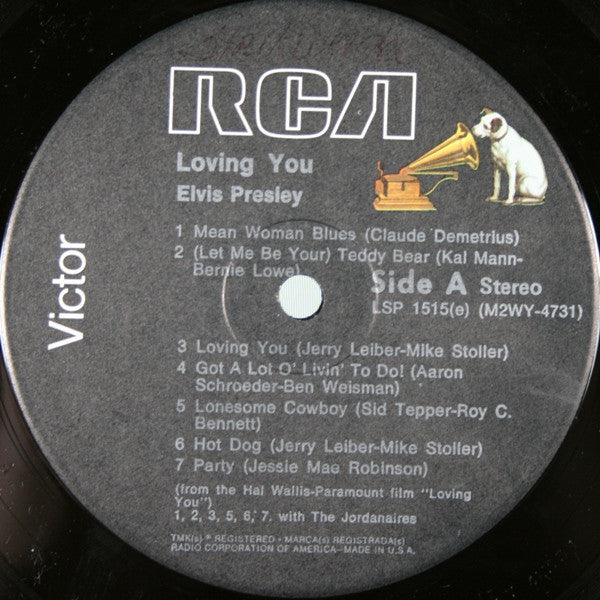 Elvis Presley : Loving You (LP,Album,Reissue,Stereo)