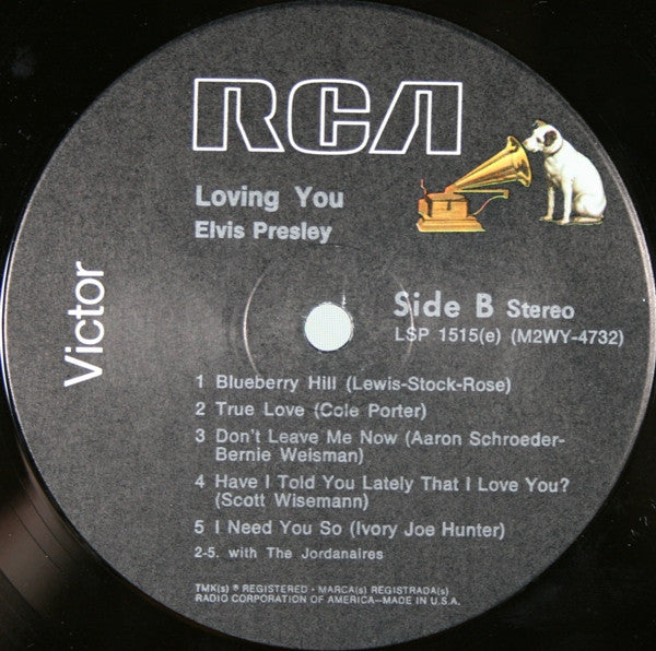 Elvis Presley : Loving You (LP,Album,Reissue,Stereo)