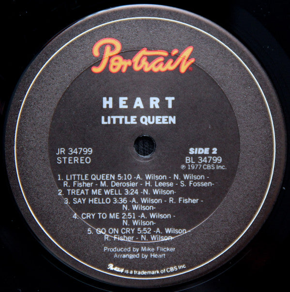 Heart : Little Queen (LP,Album,Reissue,Repress)