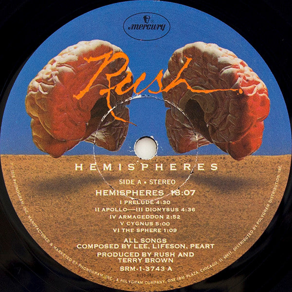 Rush : Hemispheres (LP,Album)
