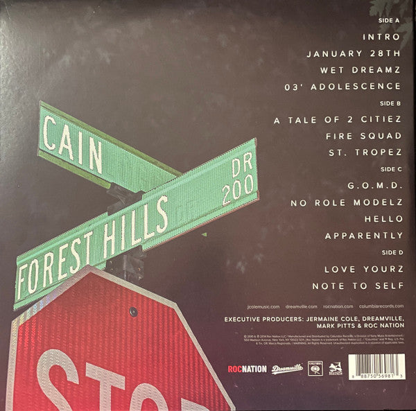 J. Cole : 2014 Forest Hills Drive (LP,Album)