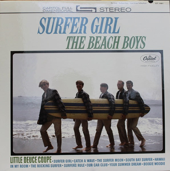 Beach Boys, The : Surfer Girl (LP,Album,Stereo)