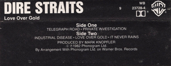 Dire Straits : Love Over Gold (Album)