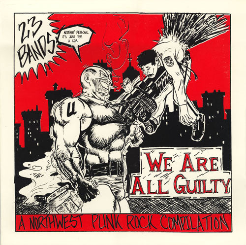 Various : We Are All Guilty: A Northwest Punk Compilation (LP,Compilation)