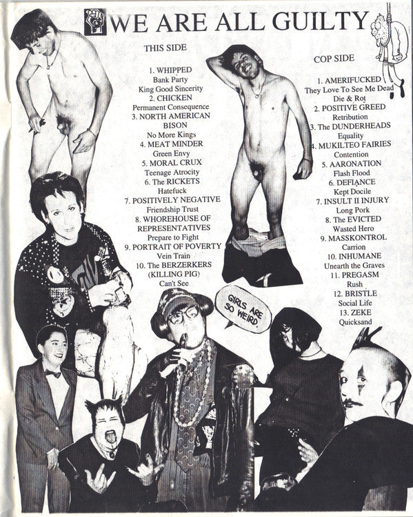 Various : We Are All Guilty: A Northwest Punk Compilation (LP,Compilation)