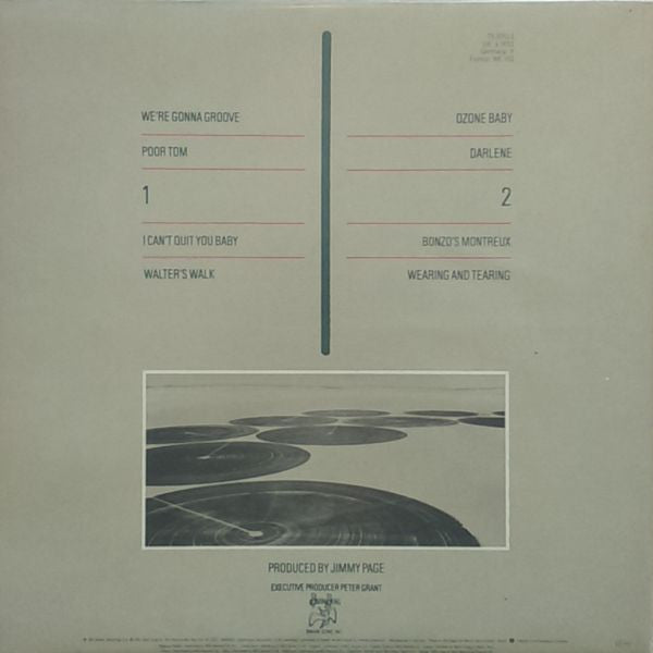 Led Zeppelin : Coda (LP,Album,Stereo)