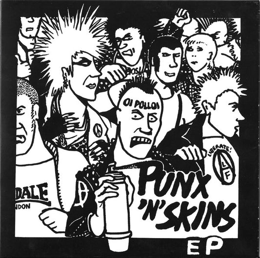 Oi Polloi : Punx 'N' Skins EP (7",45 RPM,EP,Reissue)