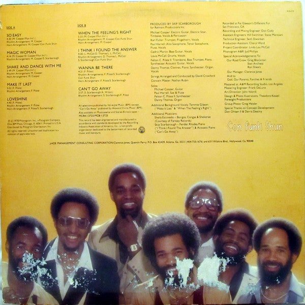 Con Funk Shun : Loveshine (LP,Album)