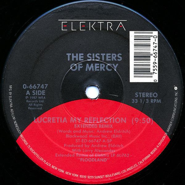 Sisters Of Mercy, The : Lucretia My Reflection (12",33 ⅓ RPM,Single)