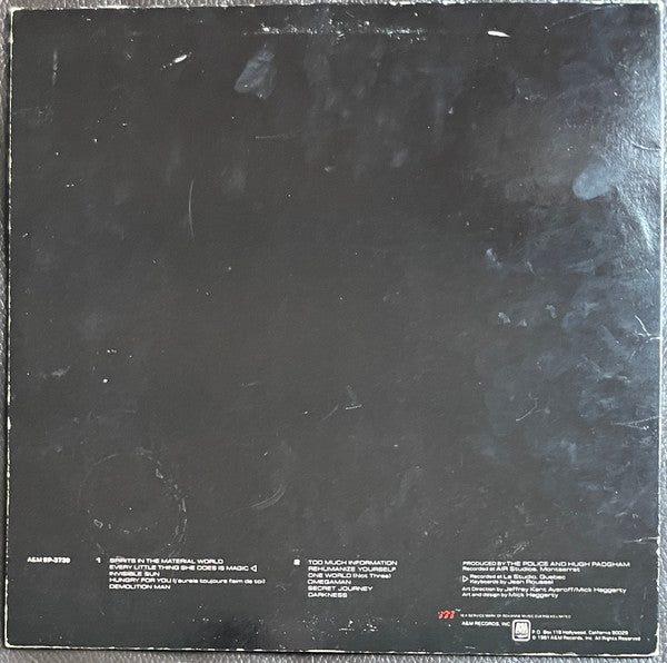 Police, The : Ghost In The Machine (LP,Album)