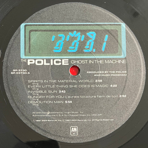 Police, The : Ghost In The Machine (LP,Album)