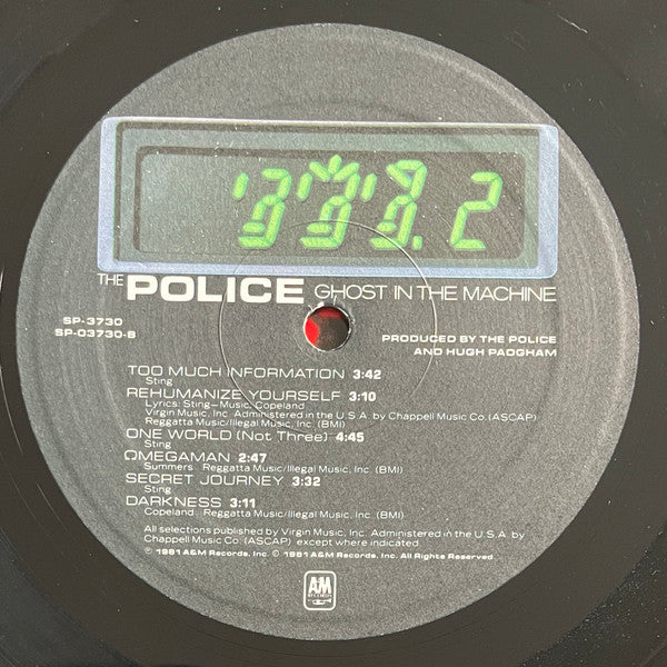 Police, The : Ghost In The Machine (LP,Album)