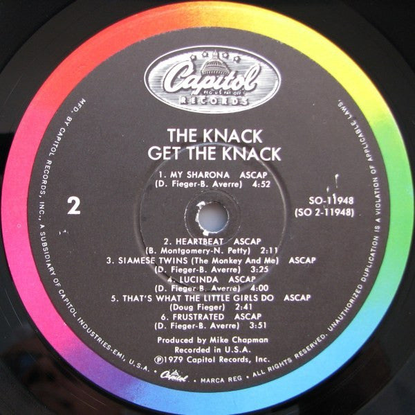 Knack (3), The : Get The Knack (LP,Album,Stereo)