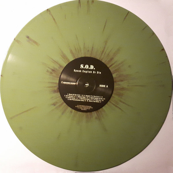 Stormtroopers Of Death : Speak English Or Die (LP,Album,Reissue)