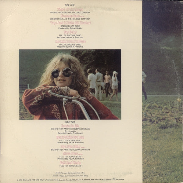 Janis Joplin : Janis Joplin's Greatest Hits (LP,Compilation,Stereo)
