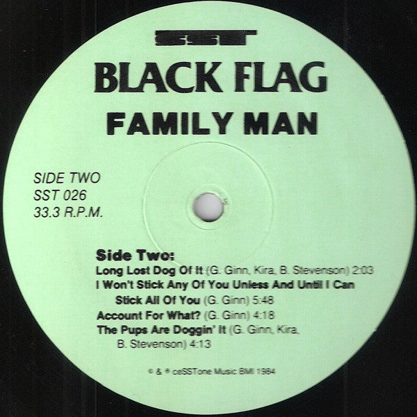 Black Flag : Family Man (LP,Album)