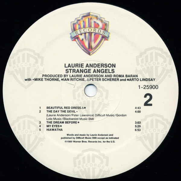 Laurie Anderson : Strange Angels (LP,Album)